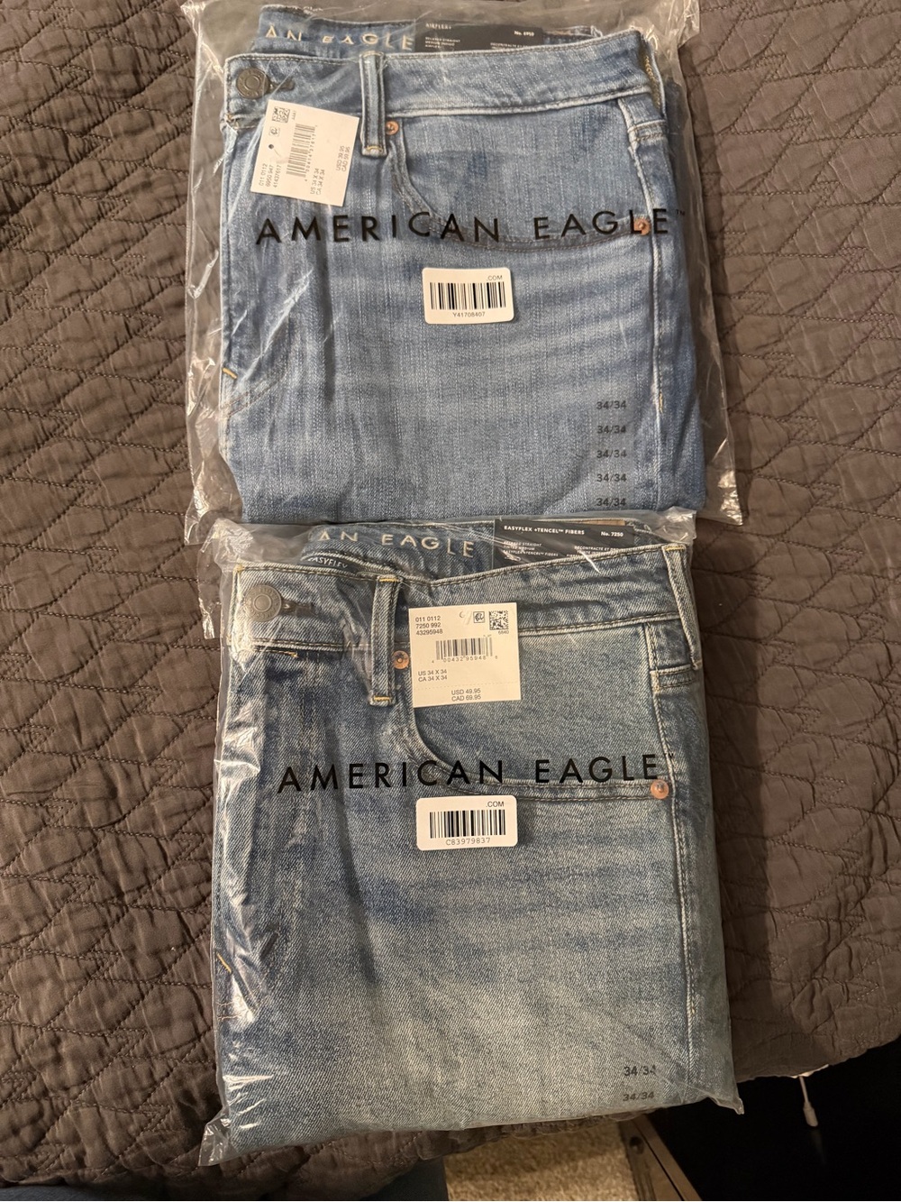 American Eagle Outfitters Men’s Straight Jeans 34x34